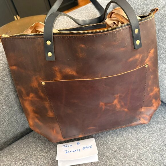 portland leather goods Handbags - PLG Large Canyon Zip Tote